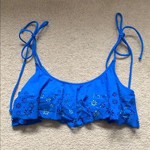 (2/$10) PINK Victoria’s Secret Flower Bikini Top